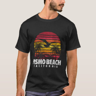 Pismo Beach Vintage California Retro Sunset Men Wo T-Shirt