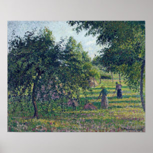 Pissarro - Apple Trees At Eragny 1895 Poster