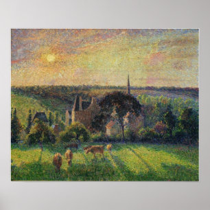 Pissarro - At Eragny 1897 Poster