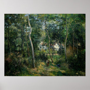 Pissarro - Backwoods Of L'Hermitage Pontoise 1879 Poster