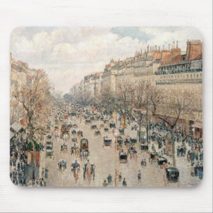 Pissarro - Boulevard Montmartre, Afternoon Sun Mouse Pad