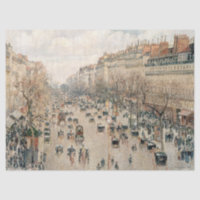 Pissarro - Boulevard Montmartre, Afternoon Sun