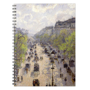 Pissarro - Boulevard Montmartre, Spring Notebook