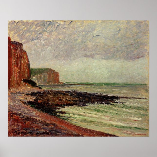 Pissarro - Cliffs At Petit Dalles 1883 Poster (Front)