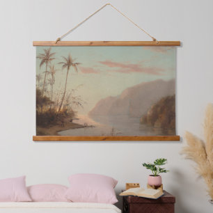 Pissarro Creek In St Thomas Famous Art Wood Wall Hanging Tapestry