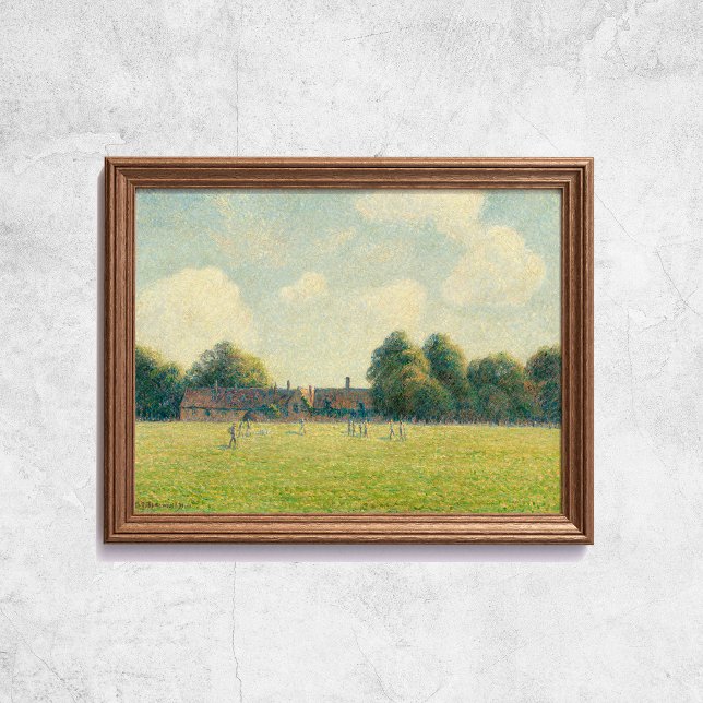 Pissarro Hampton Court Famous Old Art Poster (Pissarro Hampton Court Famous Old Art Poster
)
