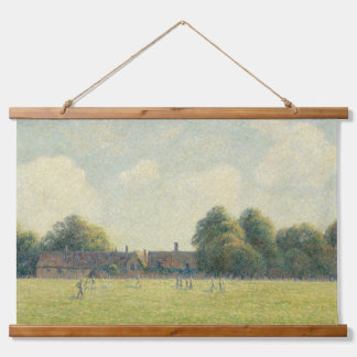 Pissarro Hampton Court Famous Old Art Wood Wall Hanging Tapestry