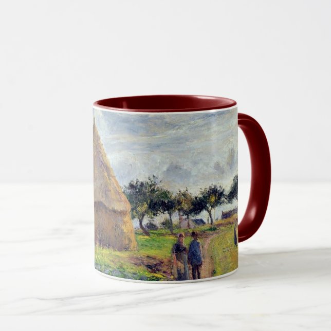 PISSARRO - HAYSTACKS AND CABBAGE PATCH MUG (Front Right)