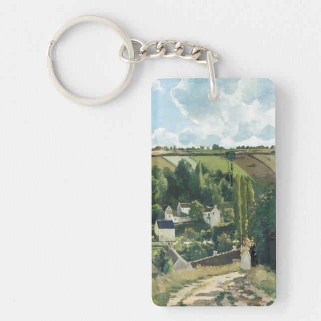Pissarro - Jalais Hill, Pontoise, Key Ring (Front)