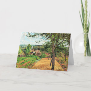 Pissarro - Orchards of Louveciennes, fine art, Card