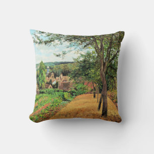 Pissarro - Orchards of Louveciennes, fine art, Cushion