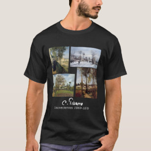 Pissarro Paintings Louveciennes Famous Art 1869 To T-Shirt