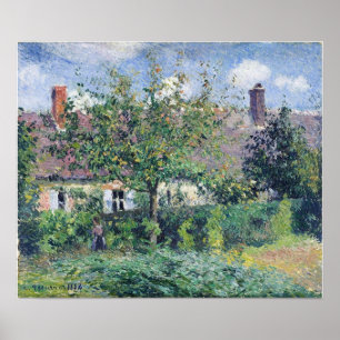 Pissarro - Peasant House At Eragny 1884 Poster