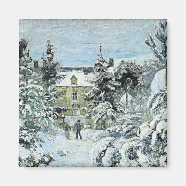 Pissarro - Piette's House at Montfoucault Magnet (Front)