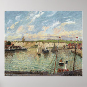Pissarro - Port Of Dieppe Afternoon Sunny Weather Poster
