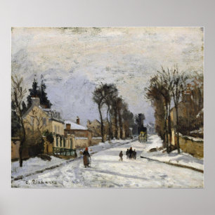 Pissarro - Road To Versailles At Louveciennes 1869 Poster