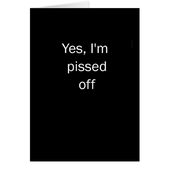 Pissed Off (Front)