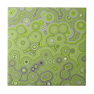 Pistachio Agate Flow – Elegant Abstract Pattern Ceramic Tile