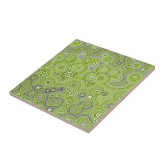 Pistachio Agate Flow – Elegant Abstract Pattern Ceramic Tile