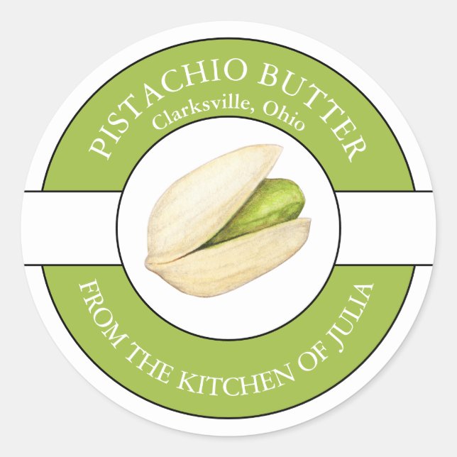 Pistachio Butter Label  (Front)
