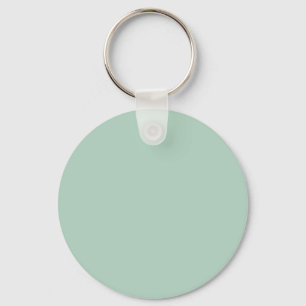 Pistachio Green B2D3C2 Colour - Option to Add Name Key Ring