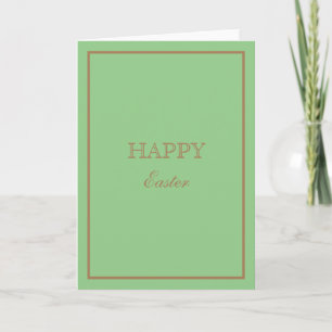 Pistachio Green Easter Card