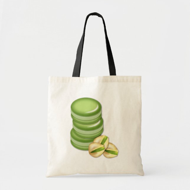 Pistachio Macarons Tote Bag (Front)