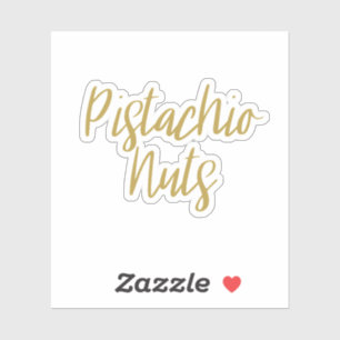 Pistachio Nuts Storage Sticker