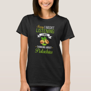 Pistachio Nuts Tree Ice Cream Dessert Unsalted Bow T-Shirt