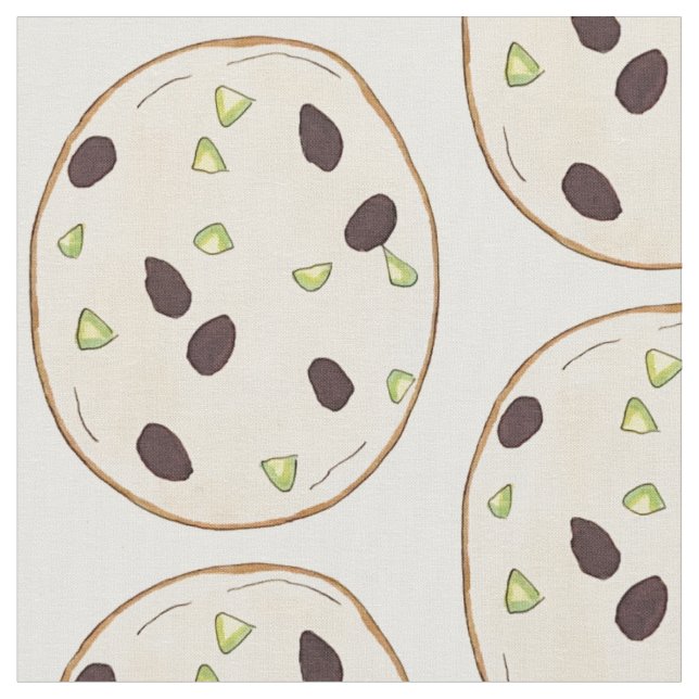 Pistachio Shortbread Biscuit Cookie Baking Pastry Fabric (Close Up)