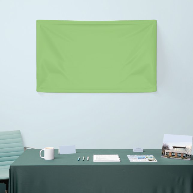 Pistachio Solid Colour Banner (Tradeshow)