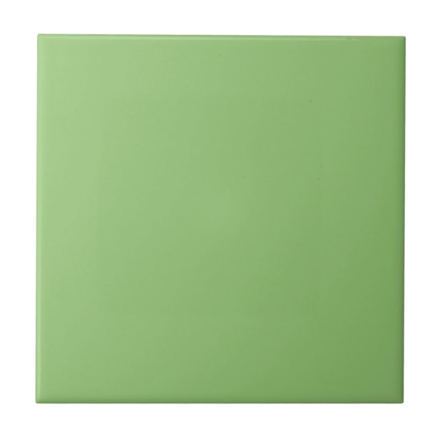 Pistachio Solid Colour Ceramic Tile (Front)