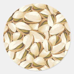 Pistachios Classic Round Sticker