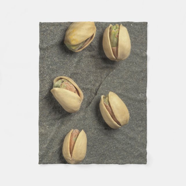 Pistachios Fleece Blanket (Front)