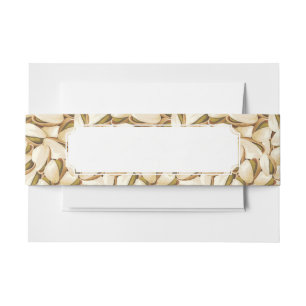 Pistachios Invitation Belly Band