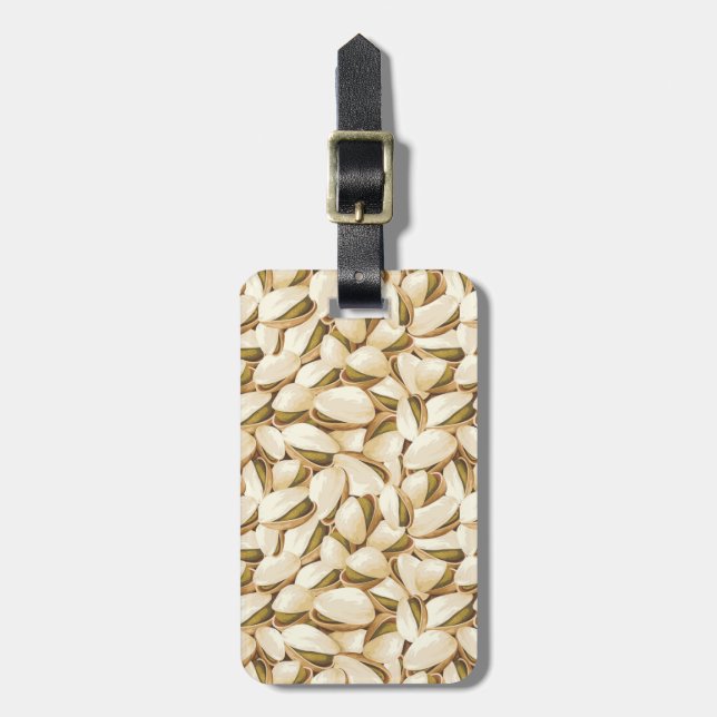Pistachios Luggage Tag (Front Vertical)