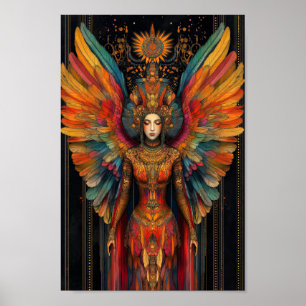 Pistis Sophia Gnostic Goddess Abstract Painting Poster