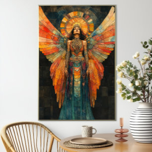 Pistis Sophia Gnostic Goddess Mosaic Painting Art Poster