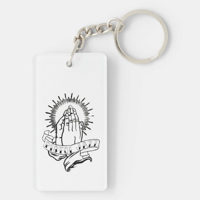 PISTOL JAZZ key holder Ring (Back)