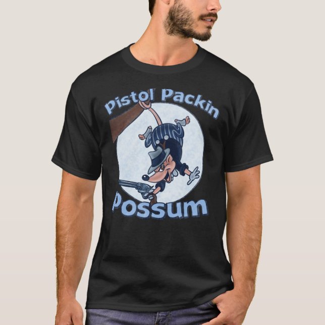 Pistol Packin Possum Classic T-Shirt (Front)