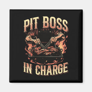 Pit Boss In Charge Bbq Grill Masters Pitmaster Mea Magnet