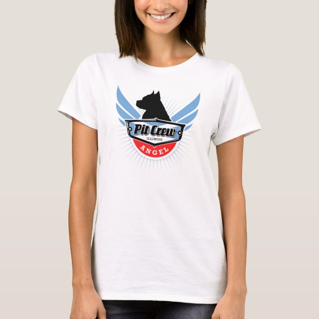 Pit Bull Angels- Long Sleeve T-Shirt (Ladies) (Front)