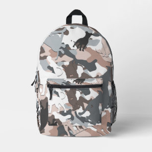 Pit Bull Camo Printed Backpack