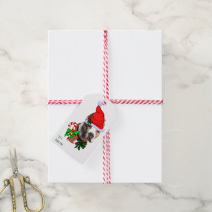 Pit Bull Christmas Gift Tags