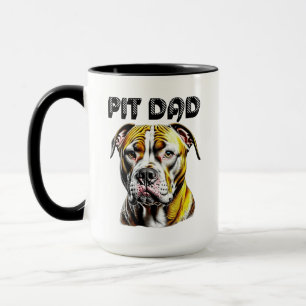 Pit Bull Dad   Dog Lover's  Mug