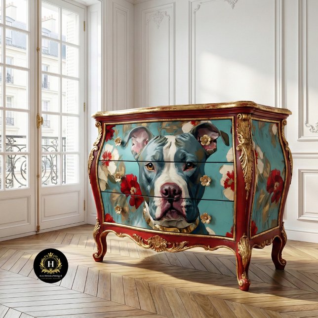  Pit Bull  Decoupage Tissue Paper (Creator Uploaded)