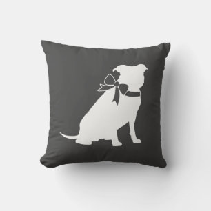 Pit Bull Dog Baby Shower Gender Neutral Cushion