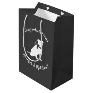 Pit Bull Dog Baby Shower Gender Neutral Medium Gift Bag