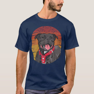 PIT BULL DOG family retro T-Shirt
