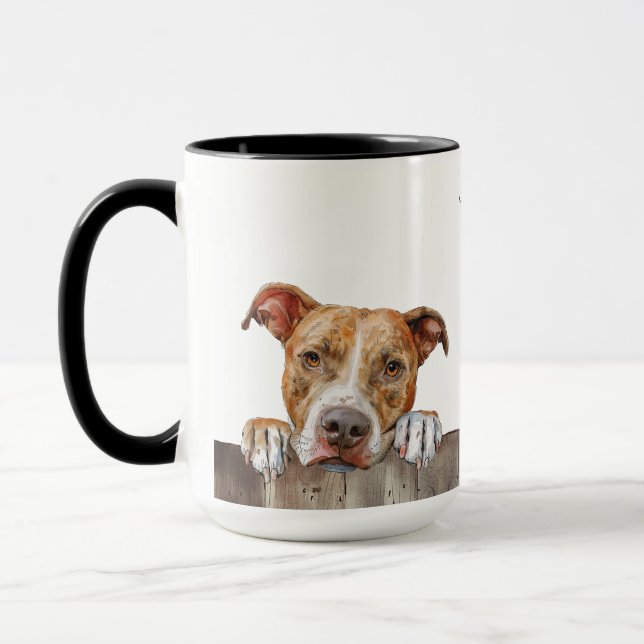 Pit Bull Dog Mug (Left)